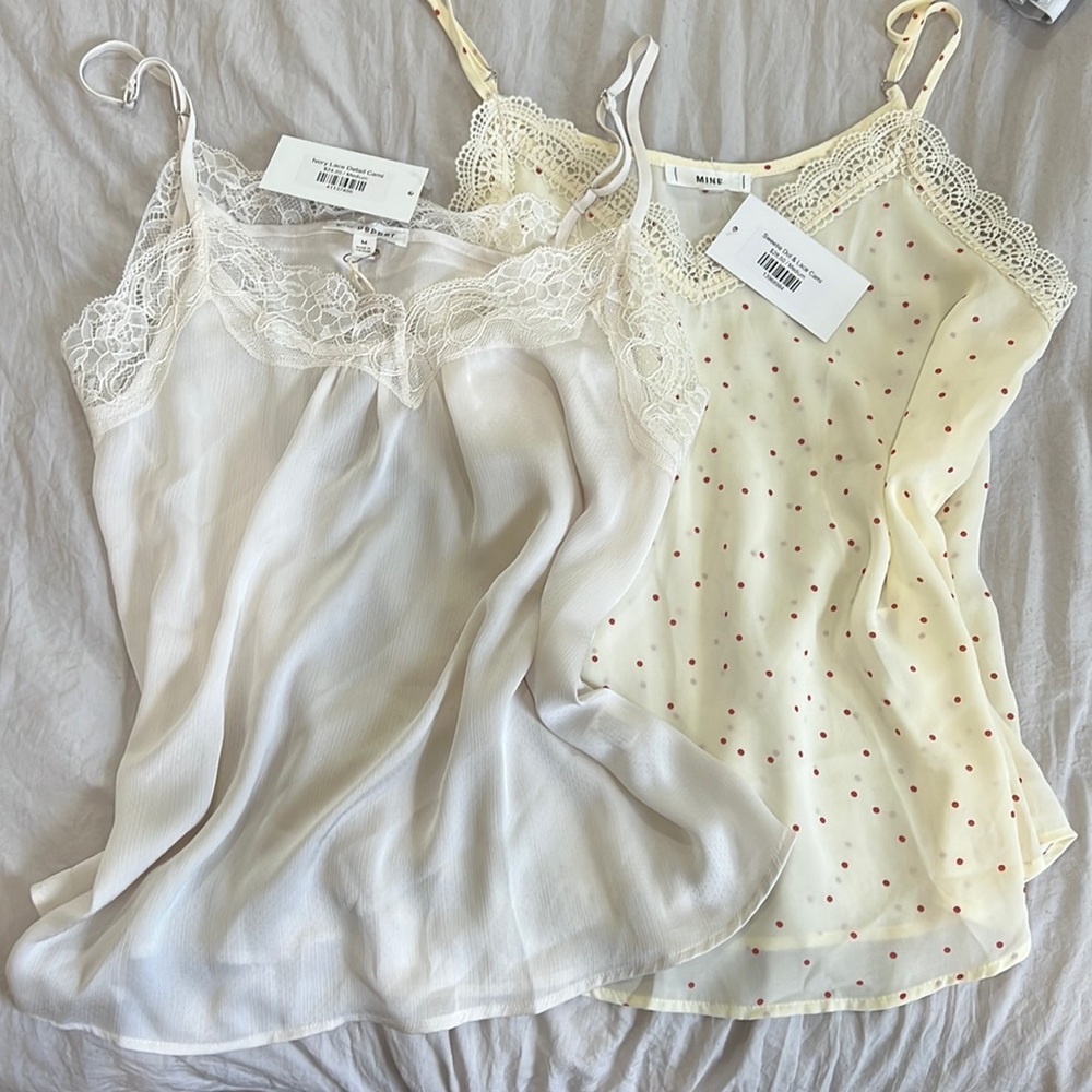 Two medium brand new camis